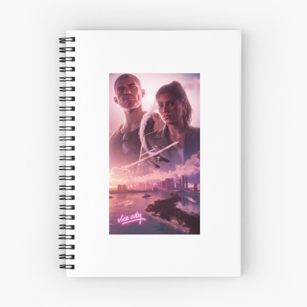 Item preview, Neon Coastal Duo - Tropical City Sunset  Seaplane Illustration designed and sold by santa-mariadan.