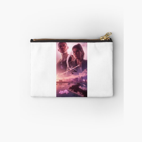 Item preview, Neon Coastal Duo - Tropical City Sunset  Seaplane Illustration designed and sold by santa-mariadan.