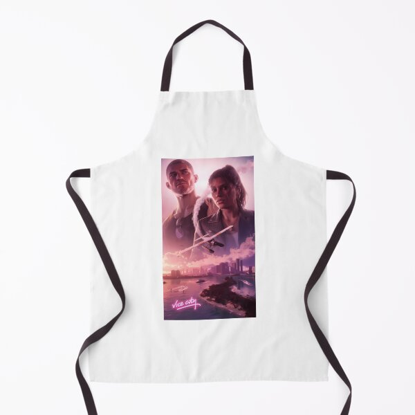 Item preview, Neon Coastal Duo - Tropical City Sunset Seaplane Illustration designed and sold by santa-mariadan.