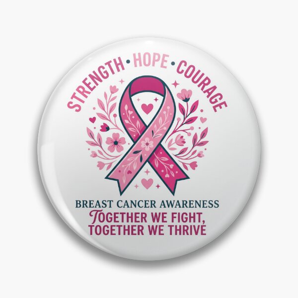 Item preview, Breast Cancer Awareness Stronger Together Pink Ribbon designed and sold by Meadowmood.