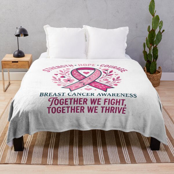 Item preview, Breast Cancer Awareness Stronger Together Pink Ribbon designed and sold by Meadowmood.