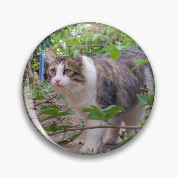 Item preview, Cat Exploring the Garden designed and sold by MB-CatPrints.