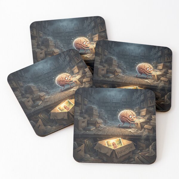 Item preview, Brain Finding Forgotten Childhood Photo Attic Memory designed and sold by Michaelragheb.