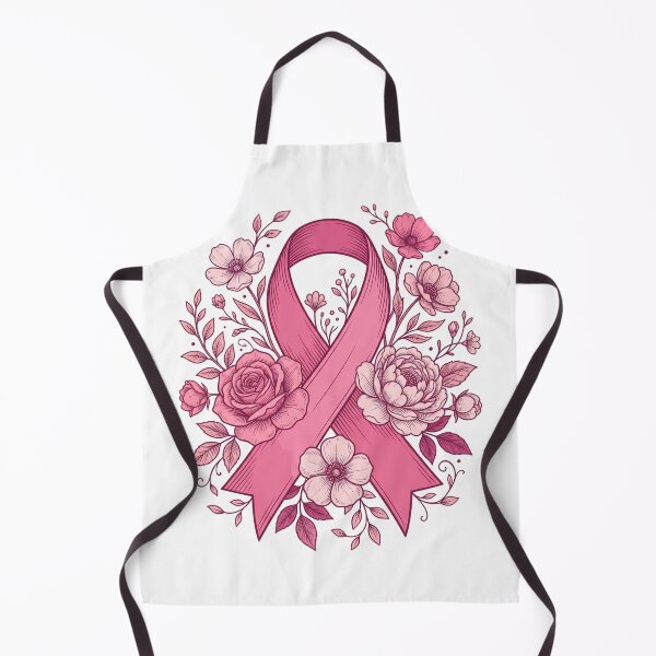 Item preview, Breast Cancer Awareness Pink Ribbon Floral Botanical Design designed and sold by Meadowmood.