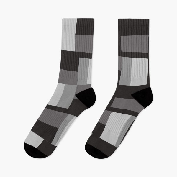 Item preview, Monochrome Geometric Grid Block Pattern designed and sold by PoeticRecipeST.