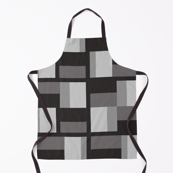 Item preview, Monochrome Geometric Grid Block Pattern designed and sold by PoeticRecipeST.