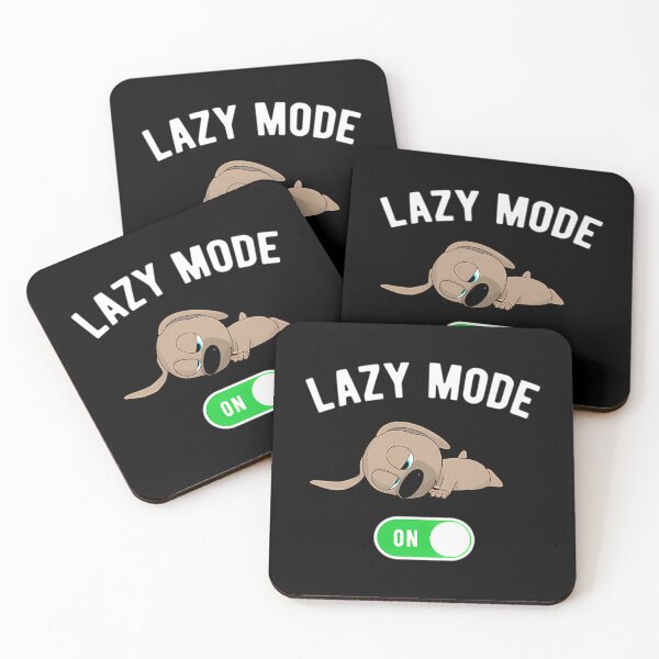 Item preview, Lazy Mode On - Funny Cute Puppy designed and sold by anasof-iaappe.