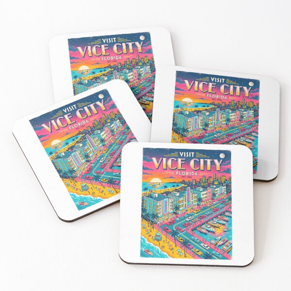 Item preview, Vice City  Neon Paradise designed and sold by santa-mariadan.