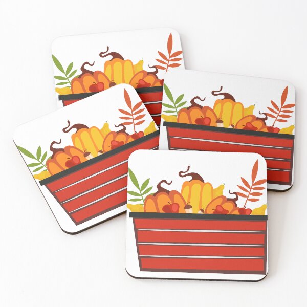 Item preview, Autumn Pumpkin Harvest Crate - Thanksgiving & Fall Produce designed and sold by NAMASTHE WORLD.