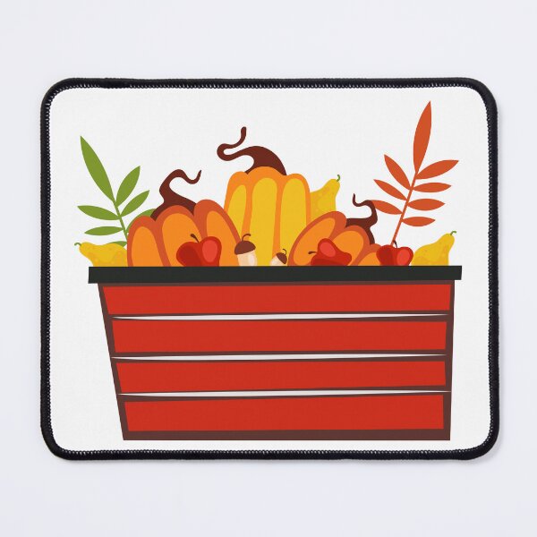 Item preview, Autumn Pumpkin Harvest Crate - Thanksgiving & Fall Produce designed and sold by NAMASTHE WORLD.