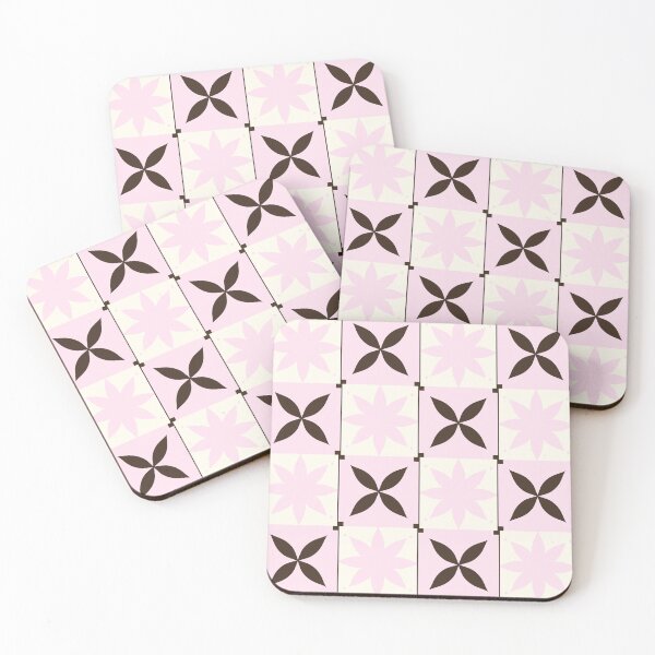 Item preview, Pink Flower Tile Seamless Pattern designed and sold by PoeticRecipeST.