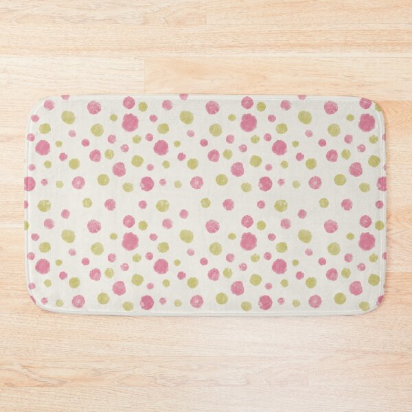 Item preview, Watercolour Pink and Green Spots Pattern designed and sold by The Innocent Ghost Project.