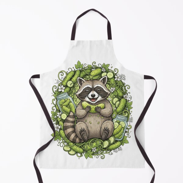 Item preview, Raccoon Eating Pickles designed and sold by Positive&FunnyThings.