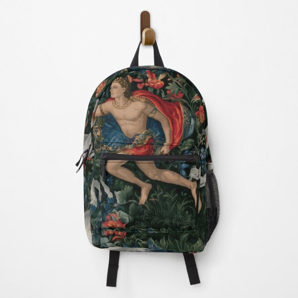 Item preview, Unicorn and Man Tapestry designed and sold by JaimeLikes.