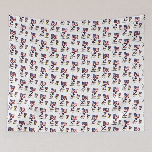 Item preview, Snoopy 4Th Of July Patriotic Dog American Flag Art | Best Buy designed and sold by DodgerTheHunter.