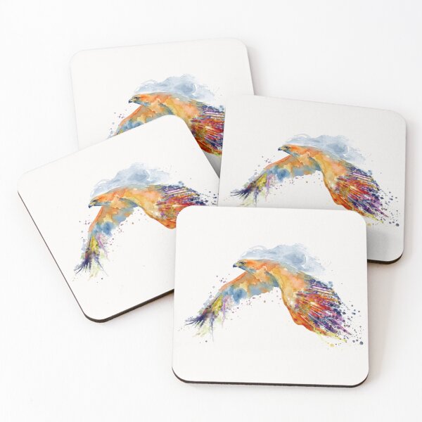 Item preview, Hawk in Flight, Violet Feather Wing designed and sold by caracatita75.