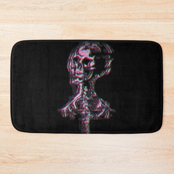 Item preview, Anatomical Skull Glitch Drawing designed and sold by weirdove.