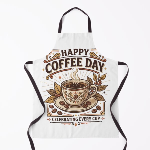 Item preview, Happy Coffee Day Vintage Retro Coffee Lover Design designed and sold by Meadowmood.