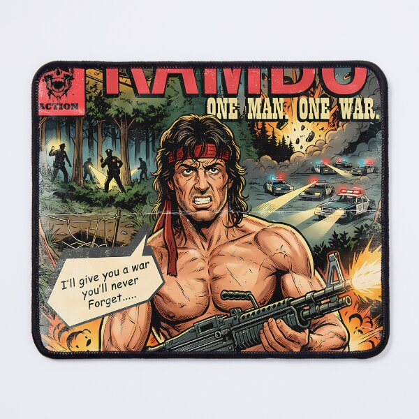 Item preview, Rambo 80S Action Comic Cover designed and sold by ZenTex.