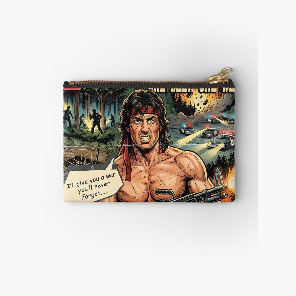 Item preview, Rambo 80S Action Comic Cover designed and sold by ZenTex.