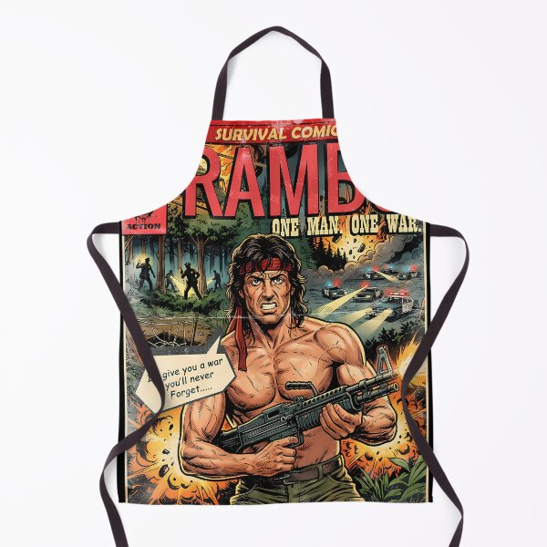 Item preview, Rambo 80S Action Comic Cover designed and sold by ZenTex.