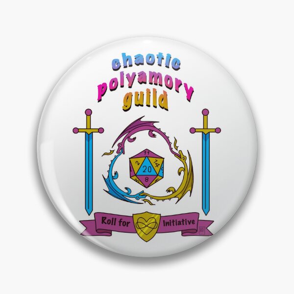 Item preview, Chaotic Polyamory Guild designed and sold by MitchkatArt.