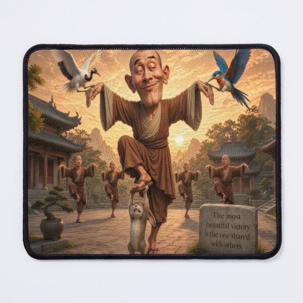 Item preview, Martial Arts Asian Inspired Shaolin Monk designed and sold by The Brother Wu Collection.