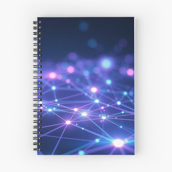 Item preview, Blue Purple Network Plexus Glow designed and sold by IntelliMindDesigns.