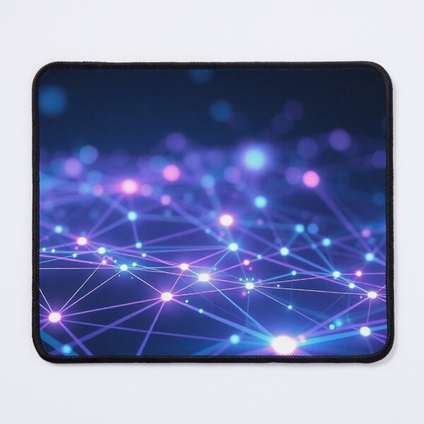 Item preview, Blue Purple Network Plexus Glow designed and sold by IntelliMindDesigns.
