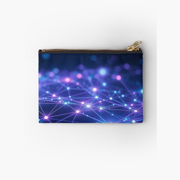 Item preview, Blue Purple Network Plexus Glow designed and sold by IntelliMindDesigns.