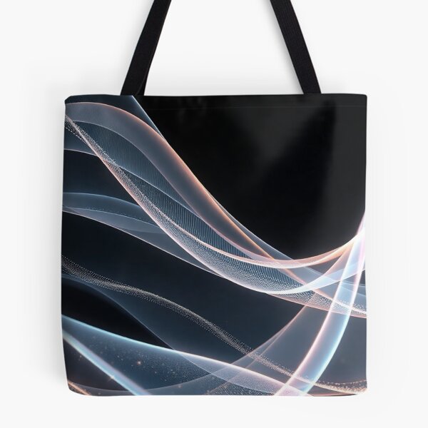 Item preview, Soft White Flowing Light Waves designed and sold by IntelliMindDesigns.