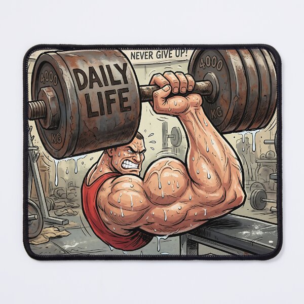 Item preview, Lifting Weight of Daily Life Gym Relentless Effort Motivation designed and sold by Michaelragheb.