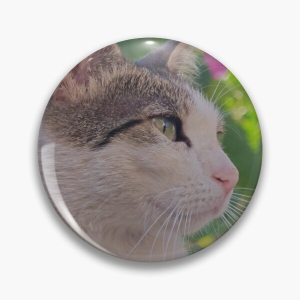 Item preview, Peaceful Garden Kitty designed and sold by MB-CatPrints.