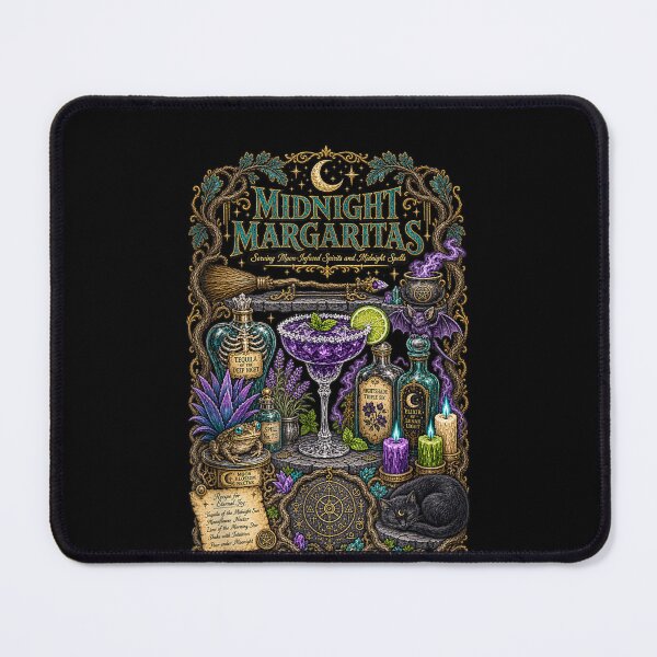 Item preview, Midnight Margaritas Halloween Magic Witch Drinking designed and sold by Juansustait.