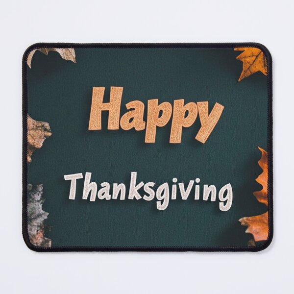 Item preview, Happy Thanksgiving Autumn Maple Leaves Frame — Cozy Fall Foliage Greeting designed and sold by LYAN-STORE.