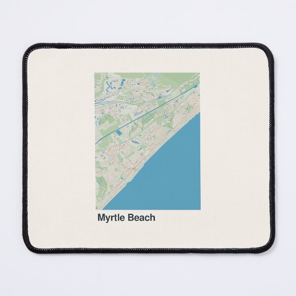 Item preview, Myrtle Beach Minimalistic Map Art designed and sold by MapsNerd.