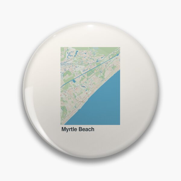 Item preview, Myrtle Beach Minimalistic Map Art designed and sold by MapsNerd.