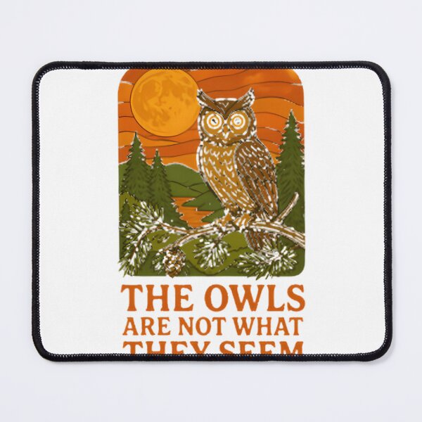 Item preview, Mysterious Owl Art: Not What It Seems Drama Design | ⭐⭐⭐⭐⭐ designed and sold by LuckiiBean.