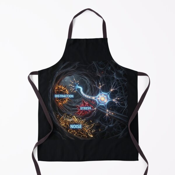 Item preview, Glowing Neuron Firing Through Distraction Stress Tunnel designed and sold by Michaelragheb.