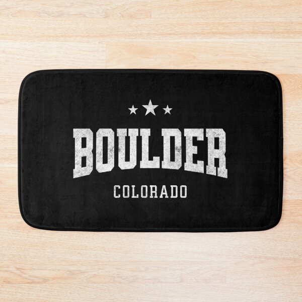 Item preview, Boulder Colorado USA Vintage Varsity Distressed Retro College Travel Design designed and sold by NiceTeeClub.