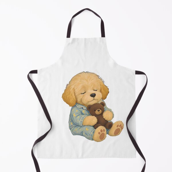 Item preview, Goldendoodle Puppy Sleeping Art designed and sold by Kedspicedesign.