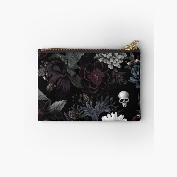 Item preview, Flowers and Skull Gothic Pattern designed and sold by DuliDoodles.