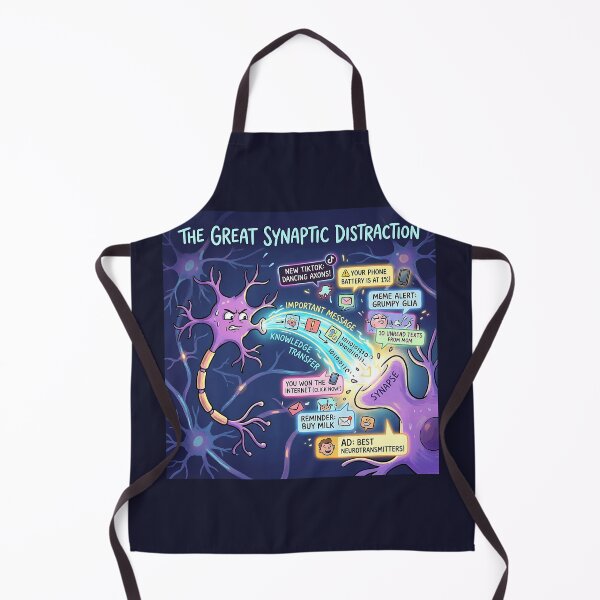 Item preview, The Great Synaptic Distraction Neuron Notification Chaos designed and sold by Michaelragheb.