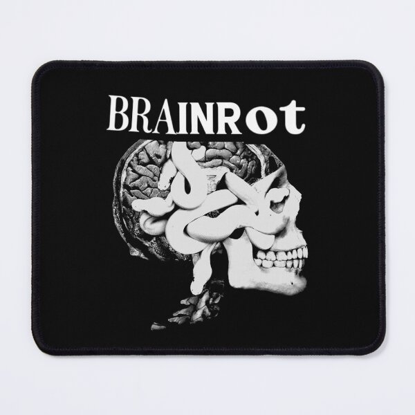 Item preview, Brainrot Slogan Skull designed and sold by weirdove.