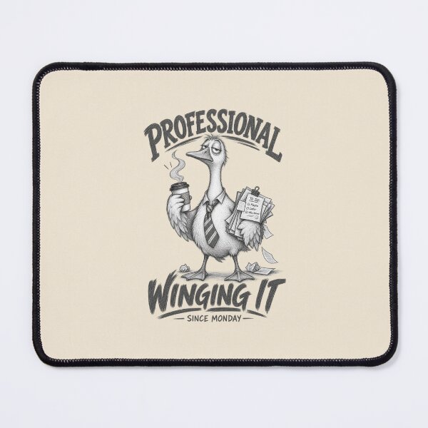Item preview, Professional Winging It Since Monday – Funny Goose Work & Office Humor designed and sold by Williams Anderson.