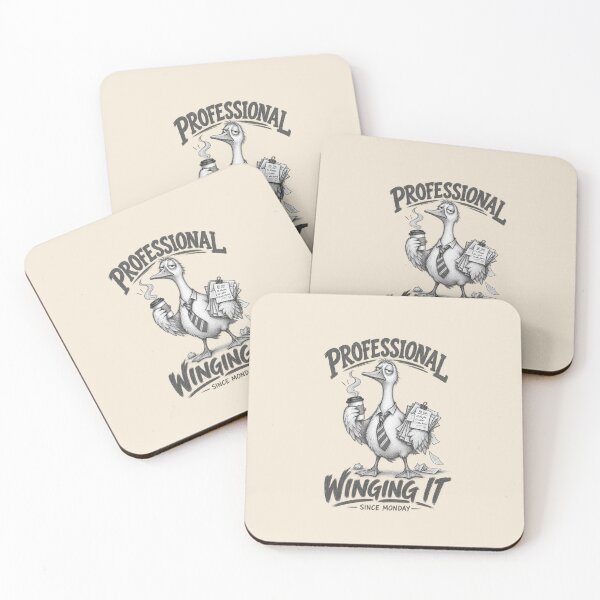 Item preview, Professional Winging It Since Monday – Funny Goose Work & Office Humor designed and sold by Williams Anderson.