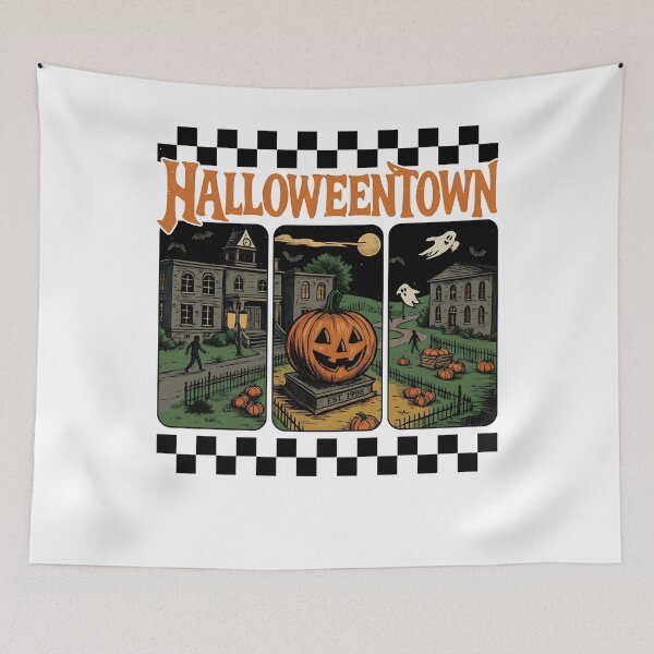 Item preview, Retro Halloweentown Spooky Pumpkin Ghost designed and sold by KroghDs.