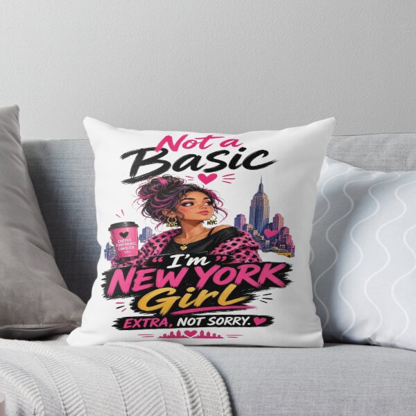 Item preview, Not a Basic I’m New York Girl – NYC Girl Coffee & Confidence Fashion Design designed and sold by Sushikidsntoddlers.