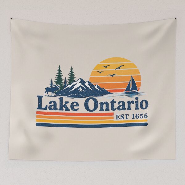 Item preview, Vintage Lake Ontario Great Lakes, Canada Travel, Quiet Activism, Subtle Anti Trump Political Humor Gift designed and sold by Cchotlan.