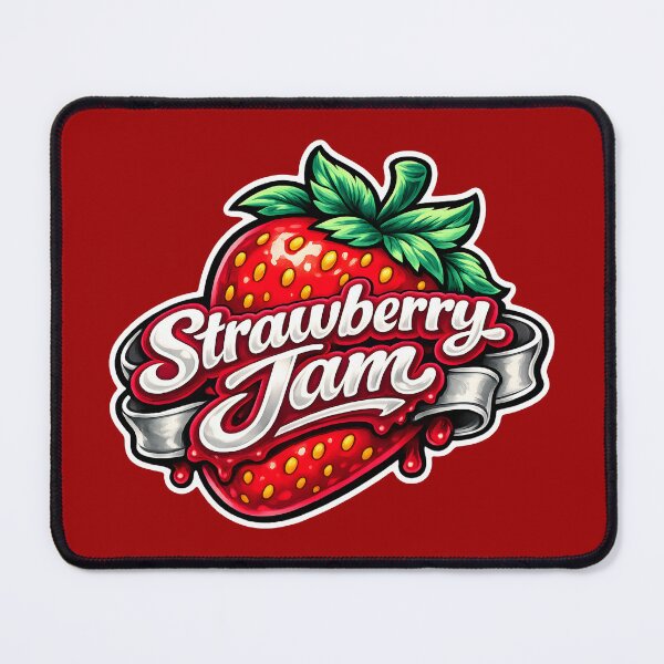 Item preview, STRAWBERRY JAM - Logo Classic ©️ Simone Morana Cyla designed and sold by CYLA WORLD | Official Store.